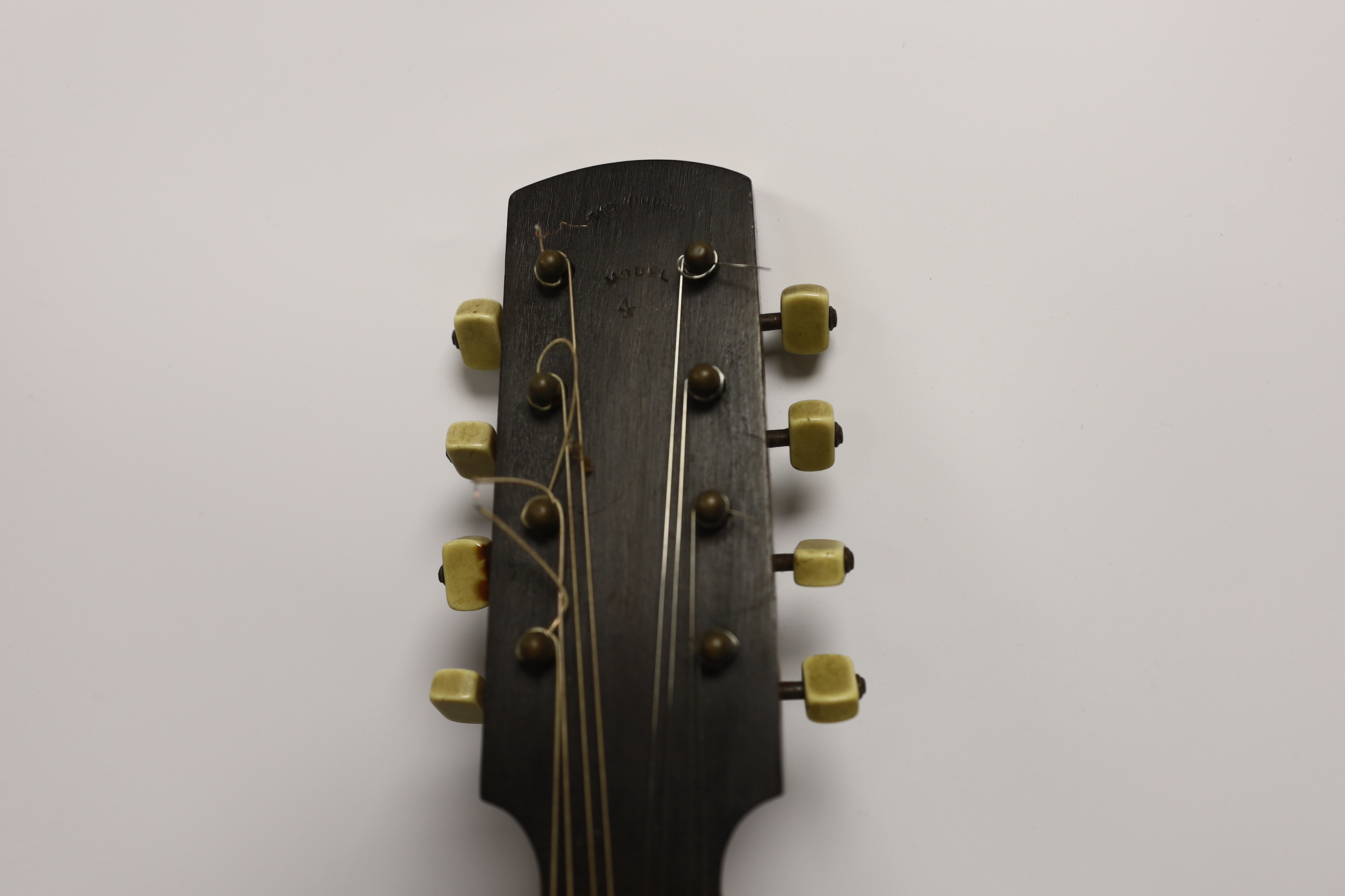 A banjo ukelele, Windsor model 4, 60cm long in a hard case